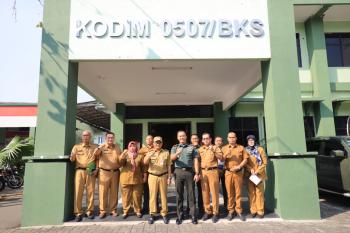 Temu Silaturahmi dengan Dandim 0507/Bekasi,  Pj. Wali Kota Bekasi Bangun Sinergitas